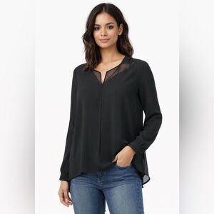 New Abody Dress Women XL Black Shift Midi Lined 3/4 Sleeve Round Neck size XXXL